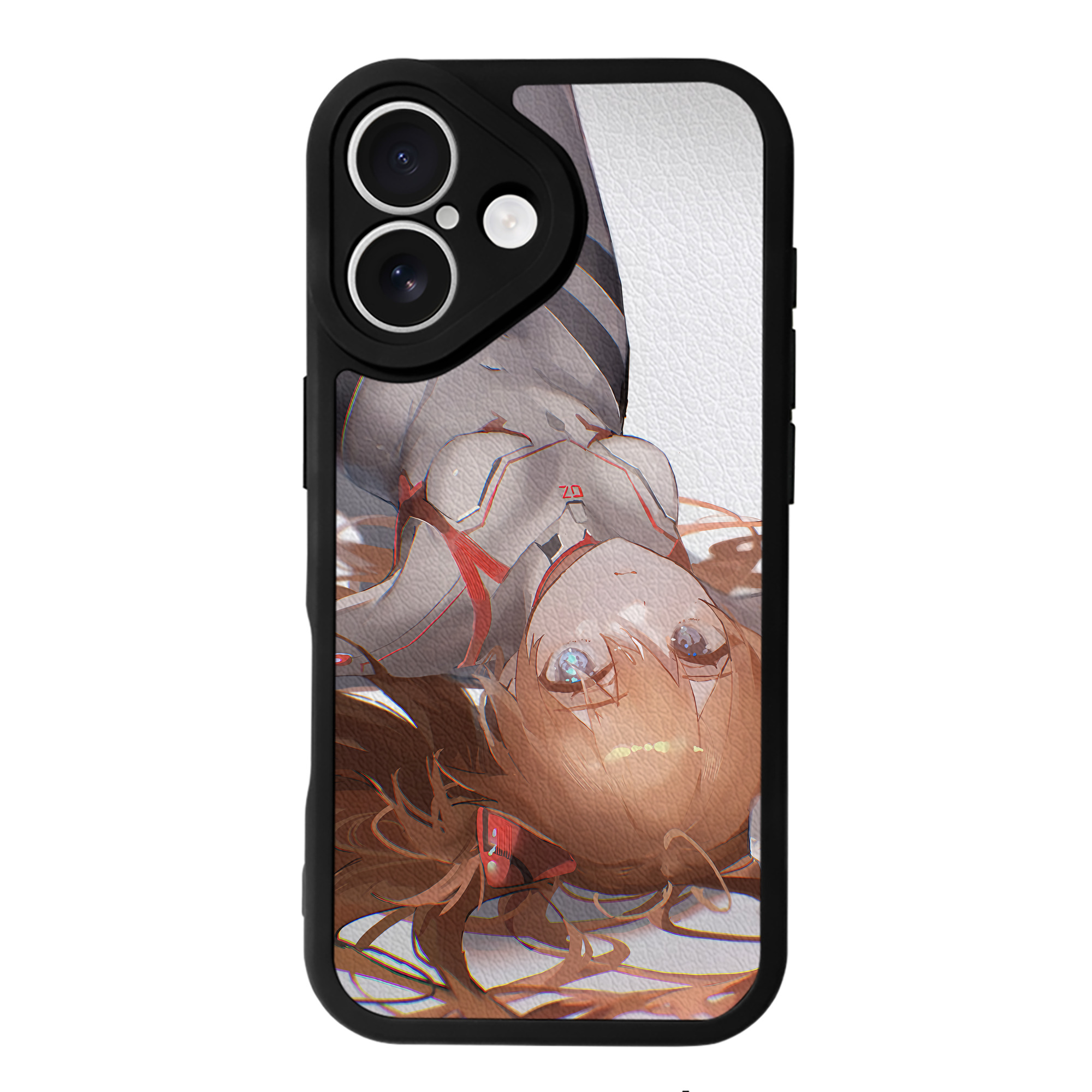 （画像用） EVA 新世紀エヴァンゲリオン 【iPhone 16シリーズ対応】シリコンスマホケース（レザー調） 材質：シリコン